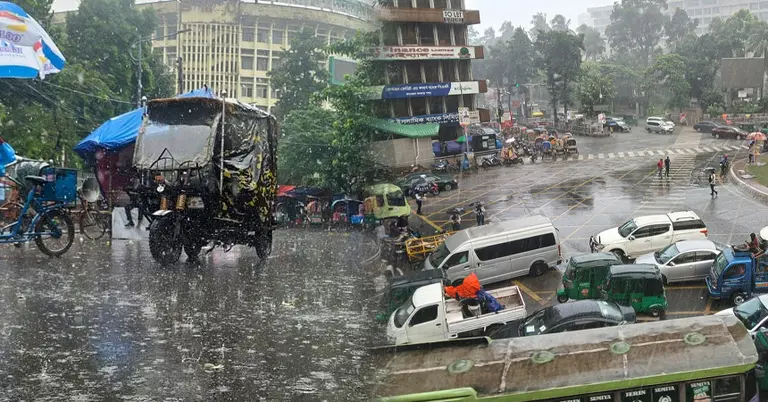 রাজধানীতে মুষলধারে বৃষ্টি